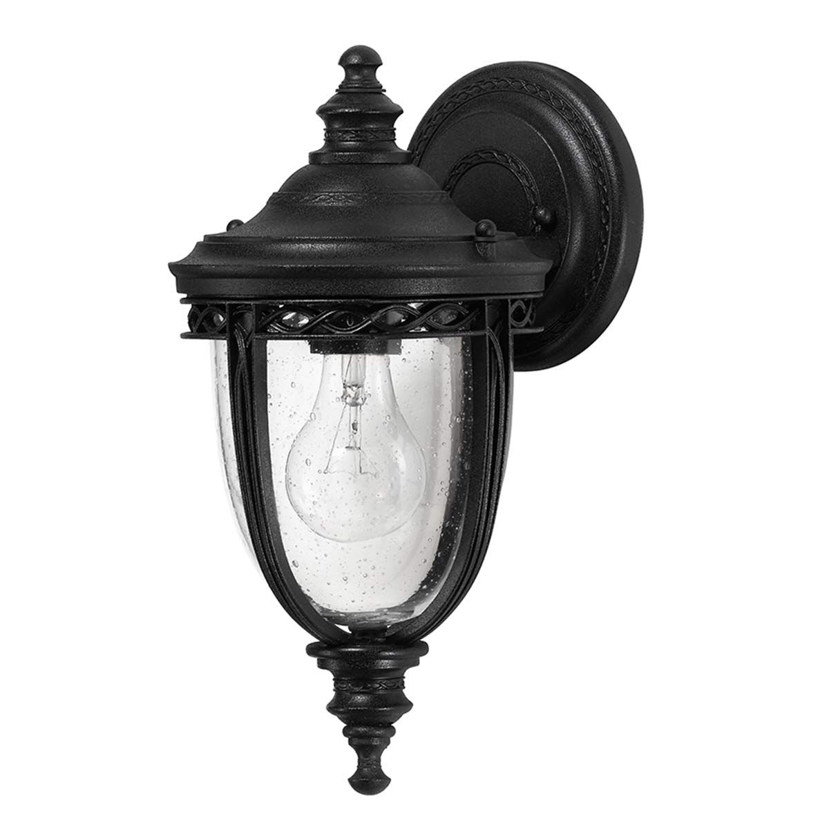 English Bridle 1 - flammige kleine Wandlaterne - Schwarz - Elsteadlighting - FE - EB2 - S - BLK