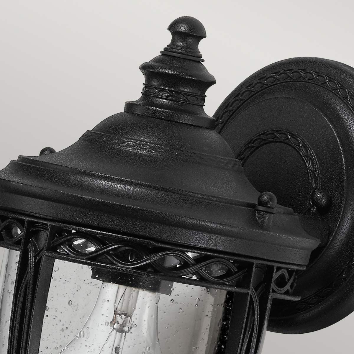 English Bridle 1 - flammige kleine Wandlaterne - Schwarz - Elsteadlighting - FE - EB2 - S - BLK