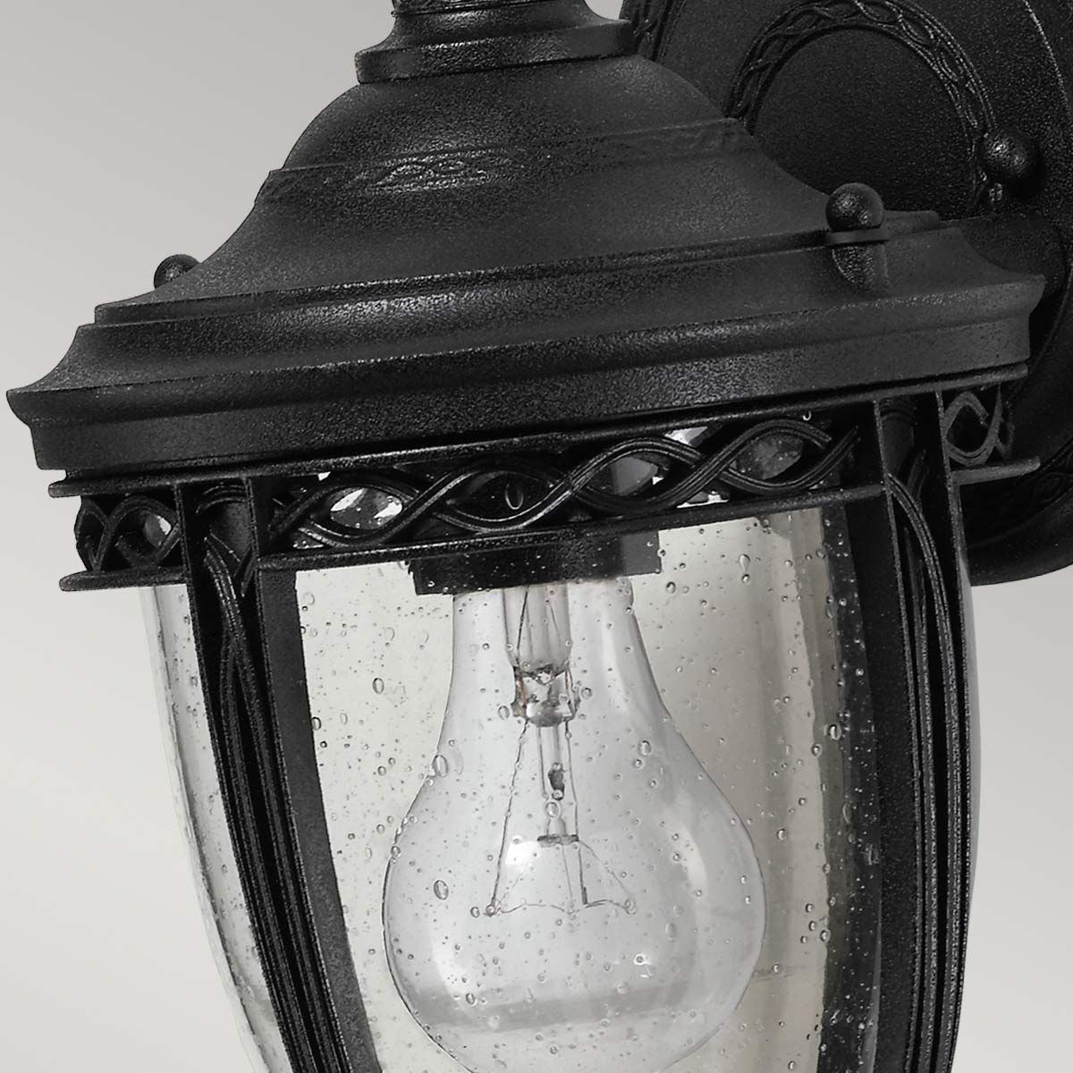 English Bridle 1 - flammige kleine Wandlaterne - Schwarz - Elsteadlighting - FE - EB2 - S - BLK