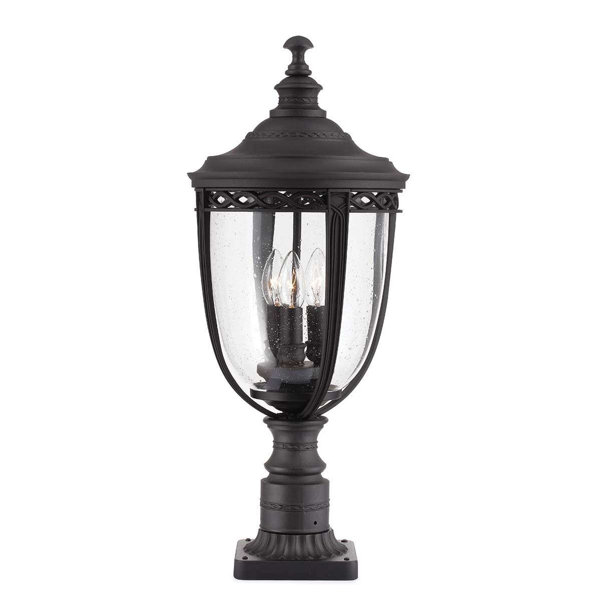 English Bridle 3 - Lichter, großer Sockel, Schwarz - Elsteadlighting - FE - EB3 - L - BLK