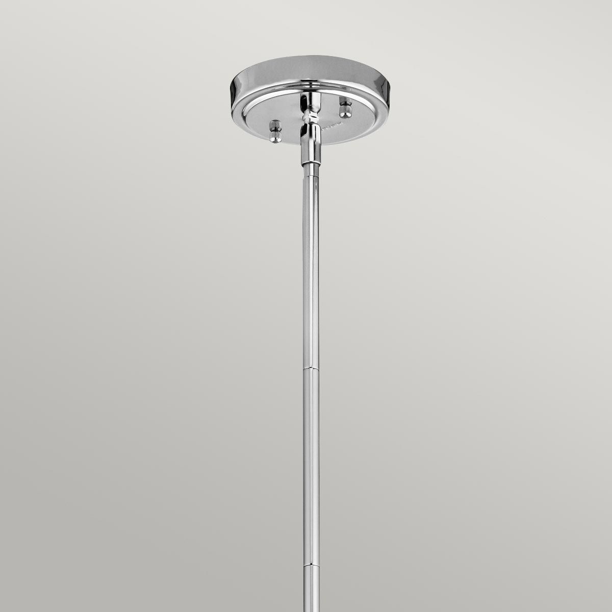 Everly 1-flammige kleine Pendelleuchte - Chrom - Elsteadlighting - leuchtengrosshandel24