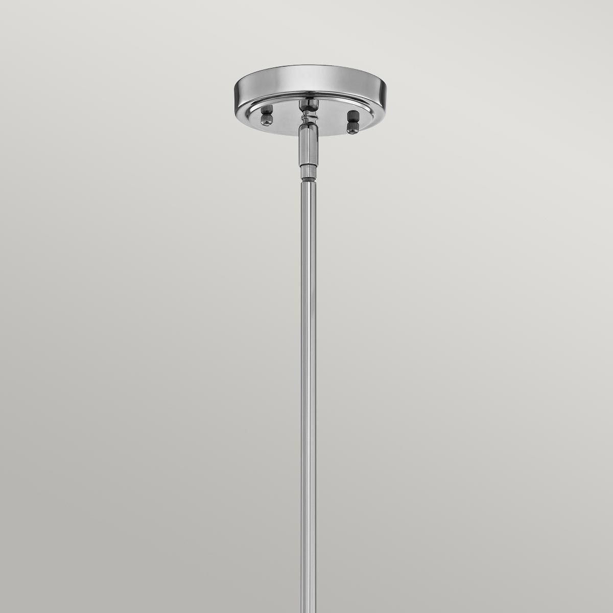 Everly Pendelleuchte, 1-flammig, mittelgroß, Chrom - Elsteadlighting - leuchtengrosshandel24
