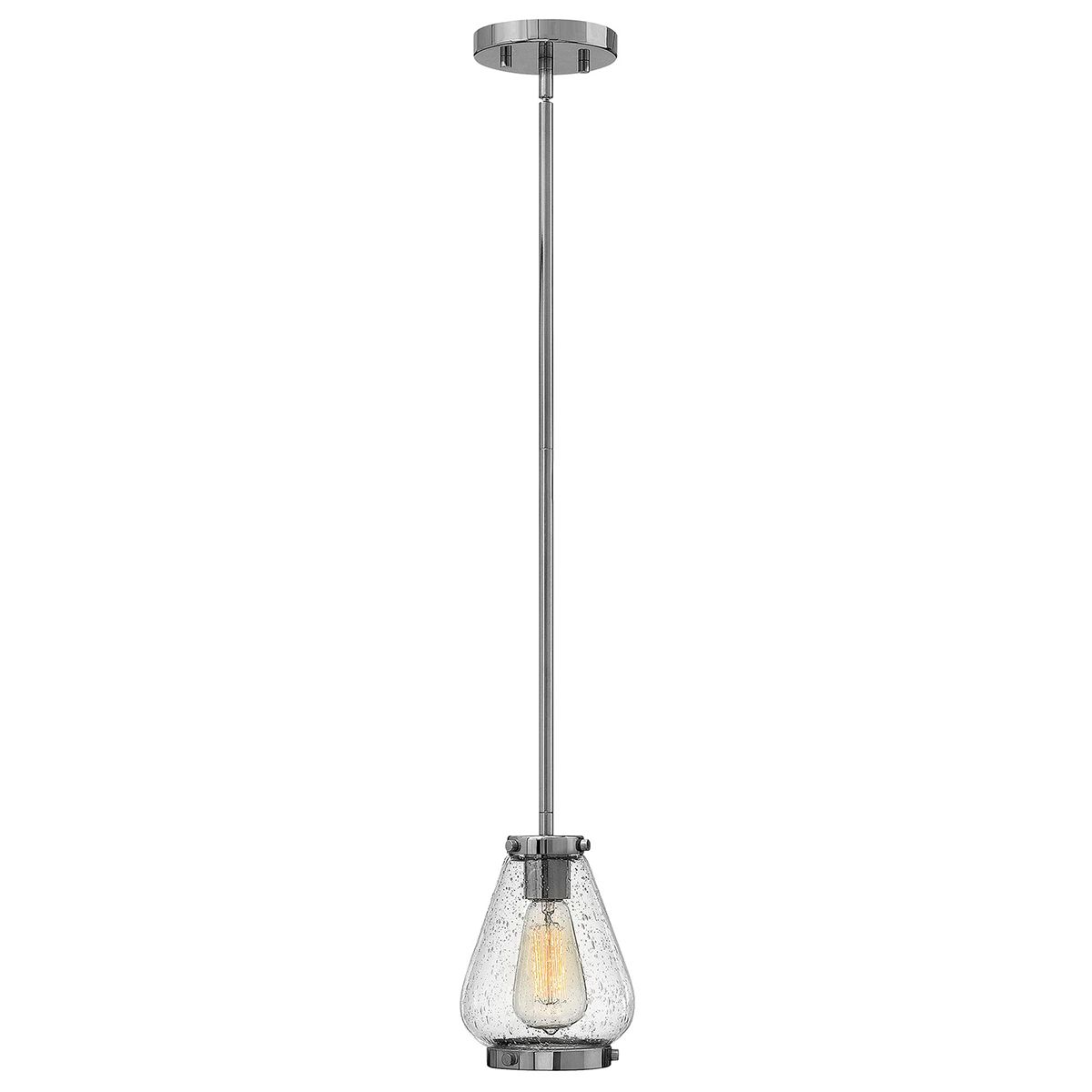 Finley 1-flammige Mini-Pendelleuchte - Chrom - Elsteadlighting - leuchtengrosshandel24