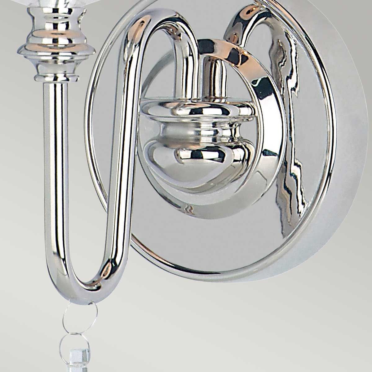 Finsbury Park 1-flammige Wandleuchte, poliertes Nickel - Elsteadlighting - leuchtengrosshandel24