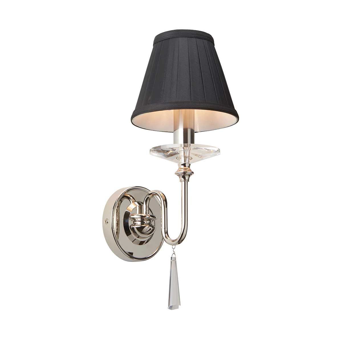 Finsbury Park 1-flammige Wandleuchte, poliertes Nickel - Elsteadlighting - leuchtengrosshandel24