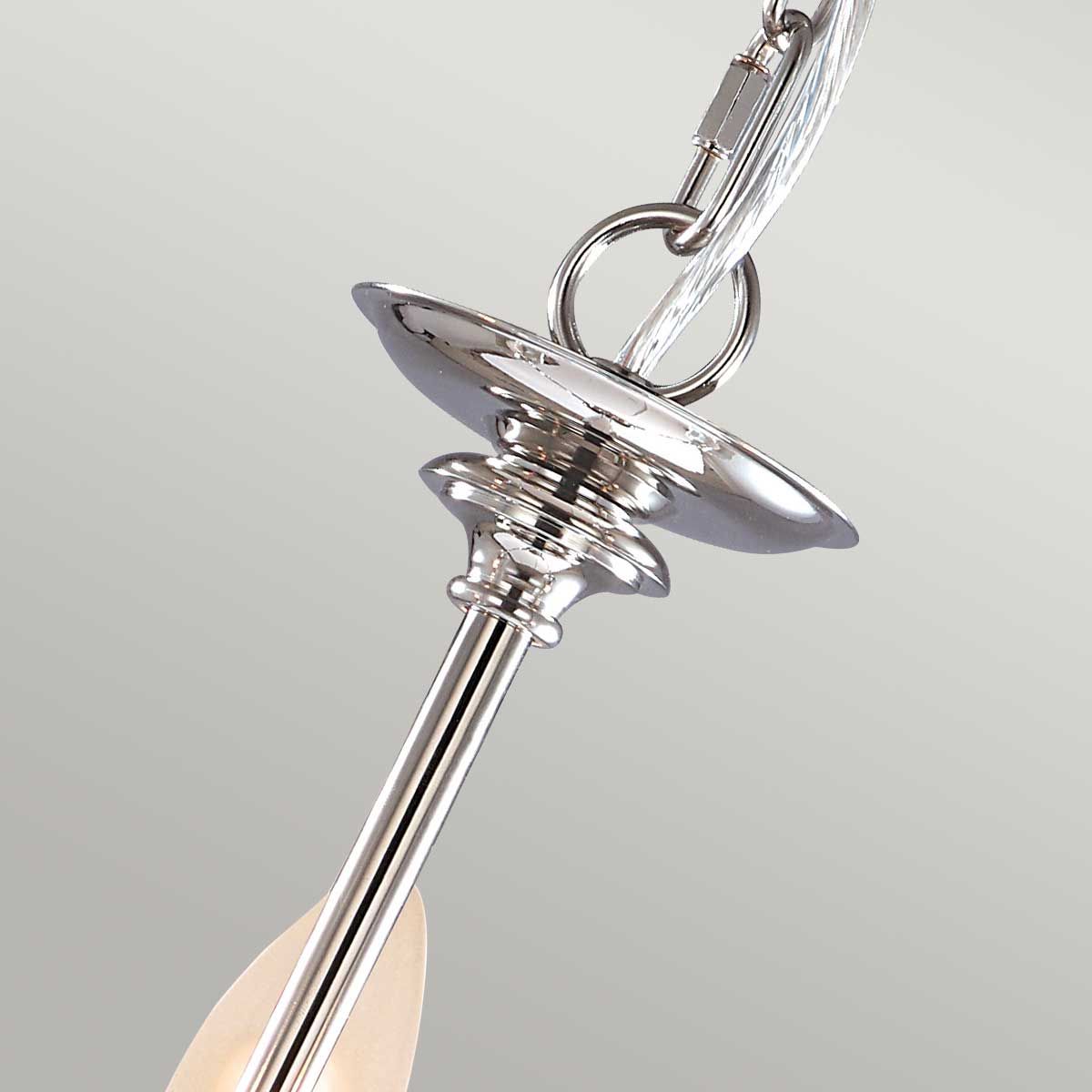 Finsbury Park Kronleuchter mit 3 Lichtern, poliertes Nickel - Elsteadlighting - leuchtengrosshandel24