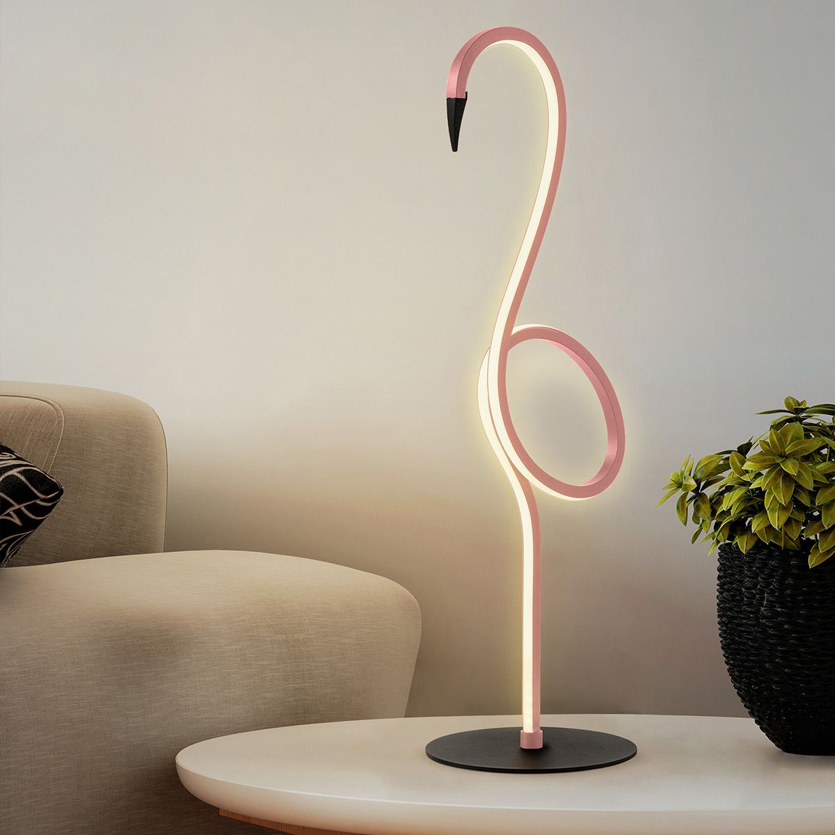 Flamingo LED-Tischlampe - Rosa - Elsteadlighting - leuchtengrosshandel24