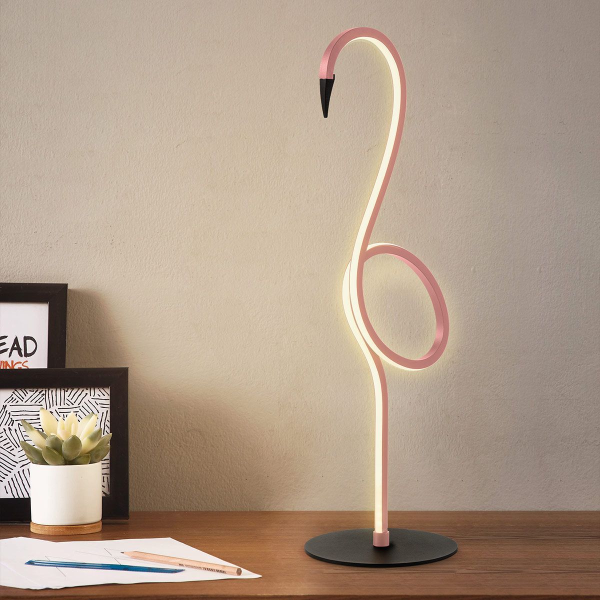 Flamingo LED-Tischlampe - Rosa - Elsteadlighting - leuchtengrosshandel24