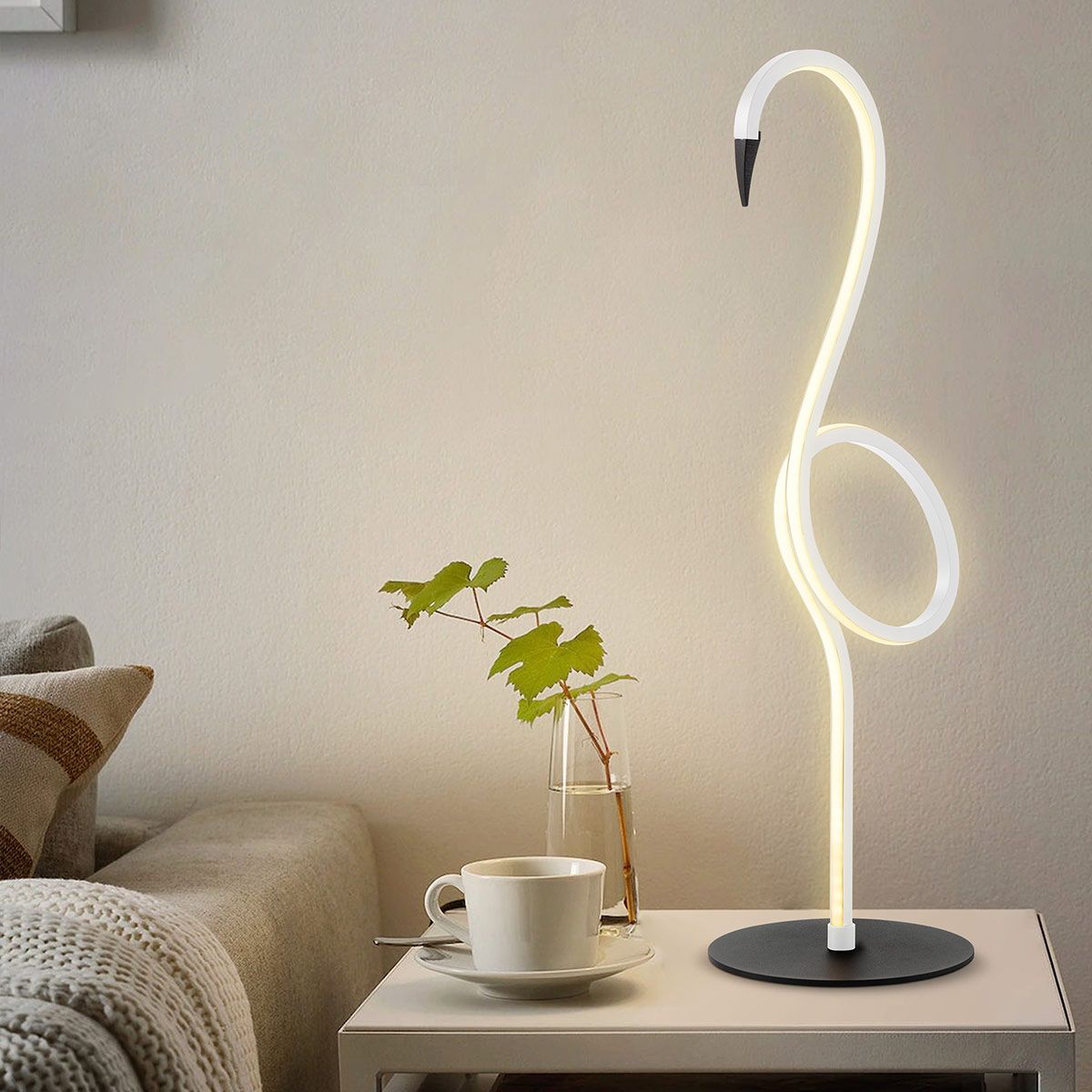 Flamingo LED-Tischlampe - Weiß - Elsteadlighting - leuchtengrosshandel24