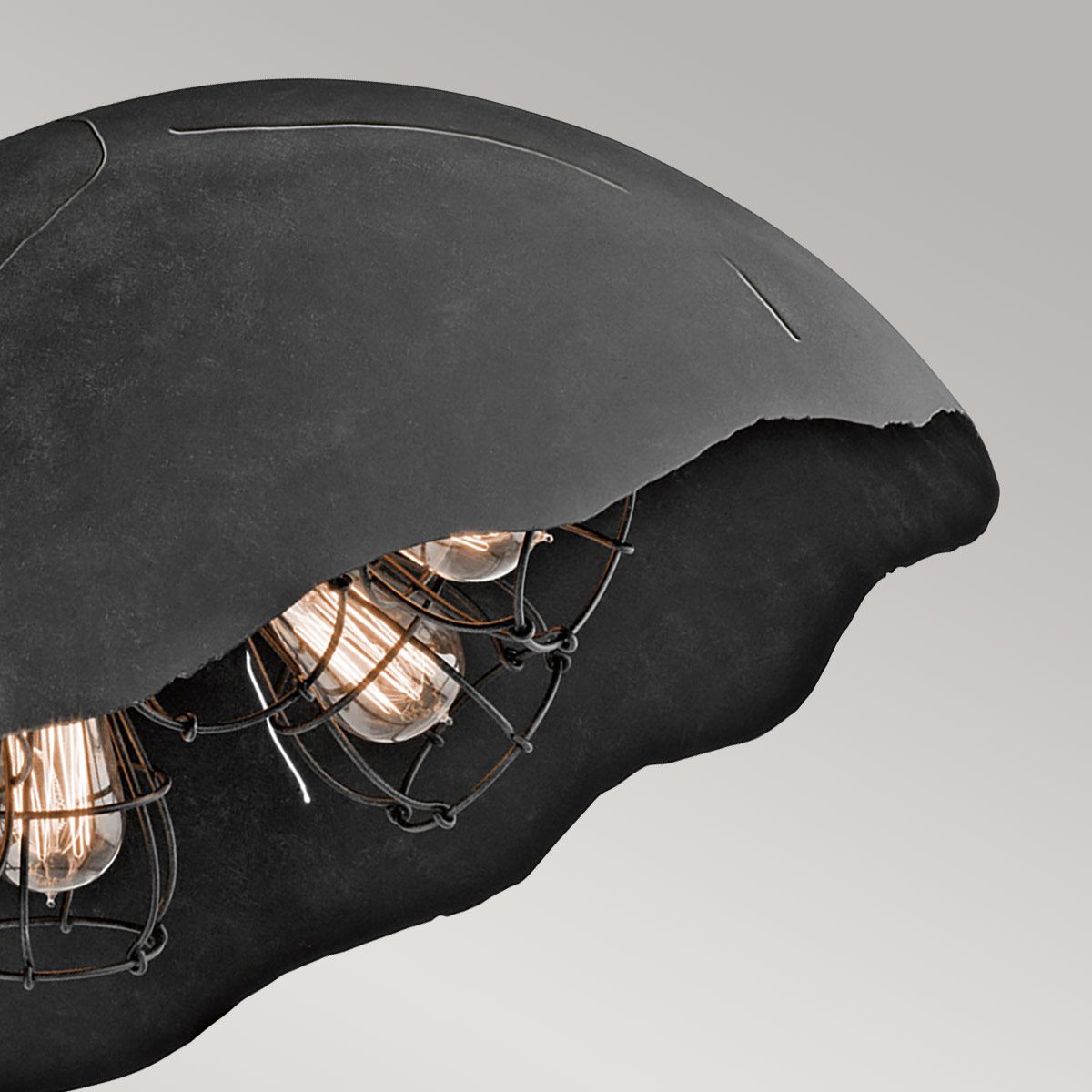 Fracture 5-flammige Pendelleuchte - Verwittertes Zink - Elsteadlighting - leuchtengrosshandel24