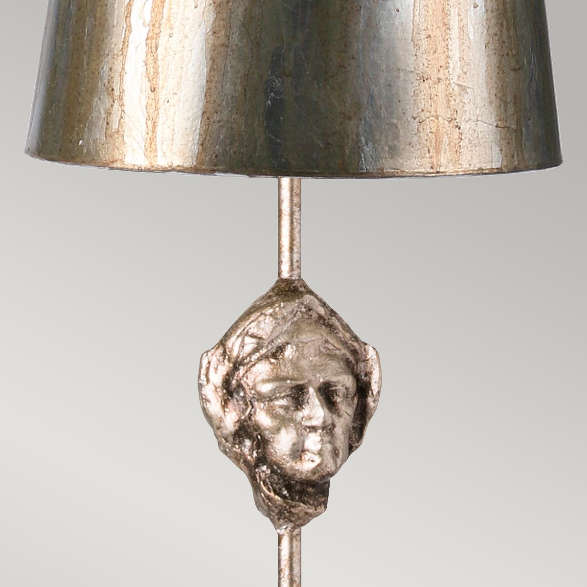 Fragment 1-flammige Tischlampe - Gealtertes Silber - Elsteadlighting - leuchtengrosshandel24