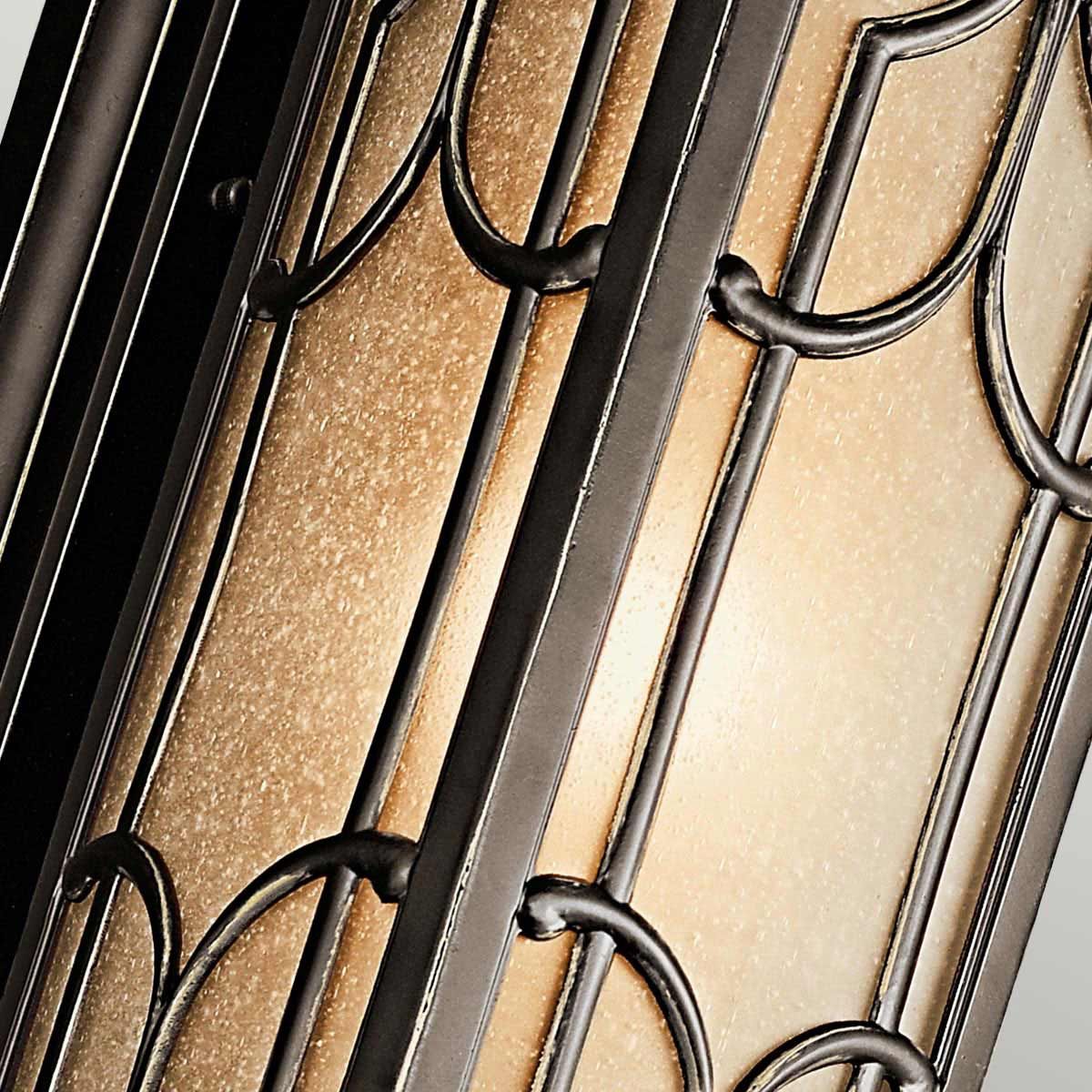 Franceasi 1 - flammige mittelgroße Wandlaterne - Olde Bronze - Elsteadlighting - KL - FRANCEASI - M