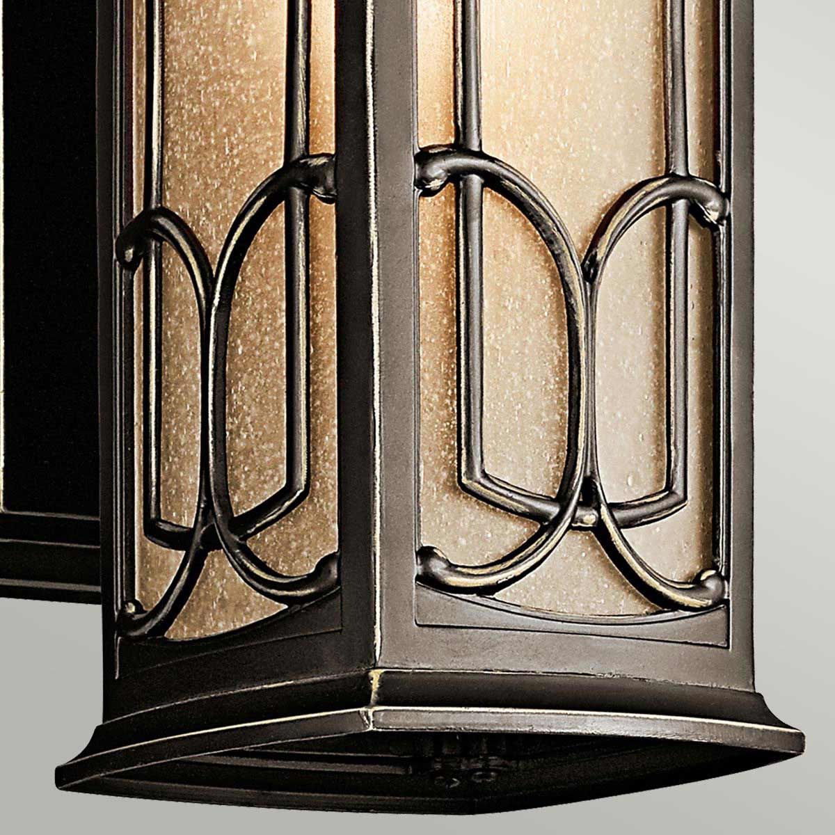 Franceasi Kleine Wandlaterne mit 1 Licht, alte Bronze - Elsteadlighting - KL - FRANCEASI - S