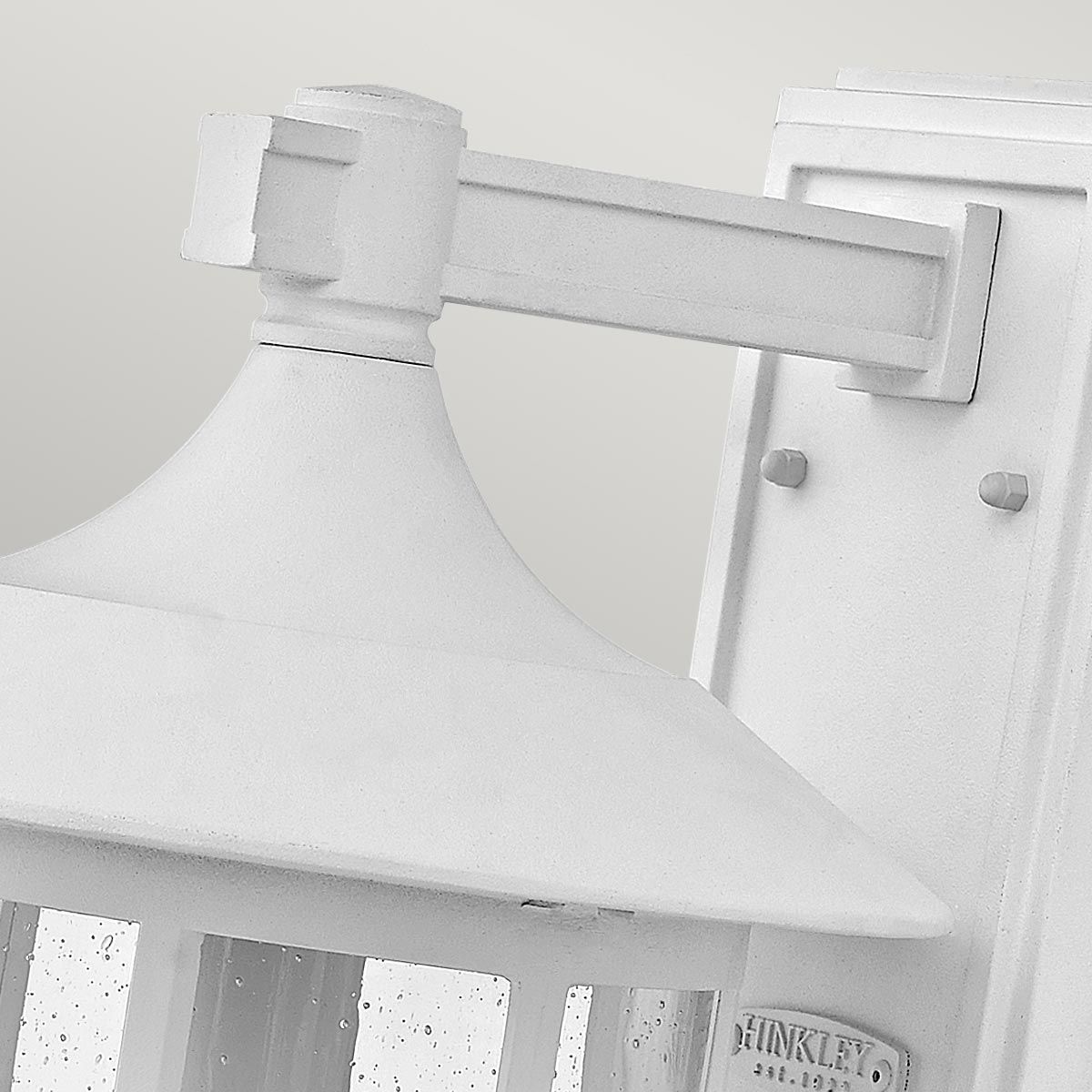 Freeport 1 - flammige große Wandlaterne - Strukturiertes Weiß - Elsteadlighting - HK - FREEPORT2 - L - TWH