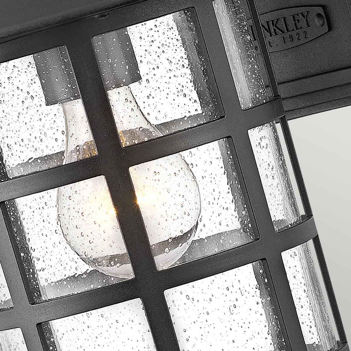 Freeport 1 - flammige mittelgroße Wandlaterne - Strukturiertes Schwarz - Elsteadlighting - HK - FREEPORT2 - M - TBK