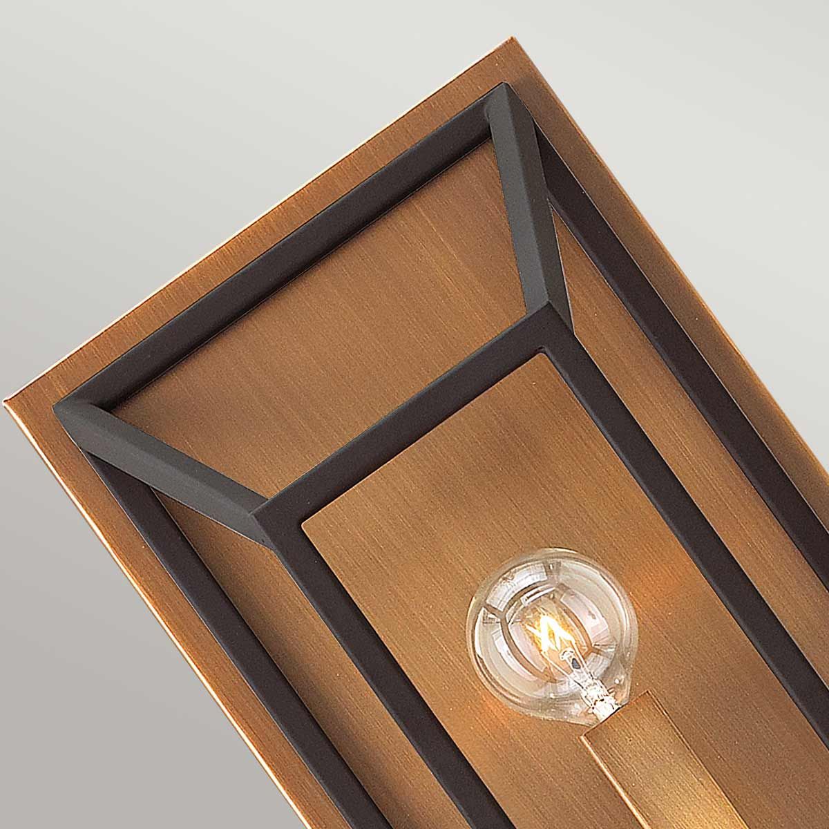 Fulton 2-flammige Wandleuchte - Bronze und Messing - Elsteadlighting - leuchtengrosshandel24