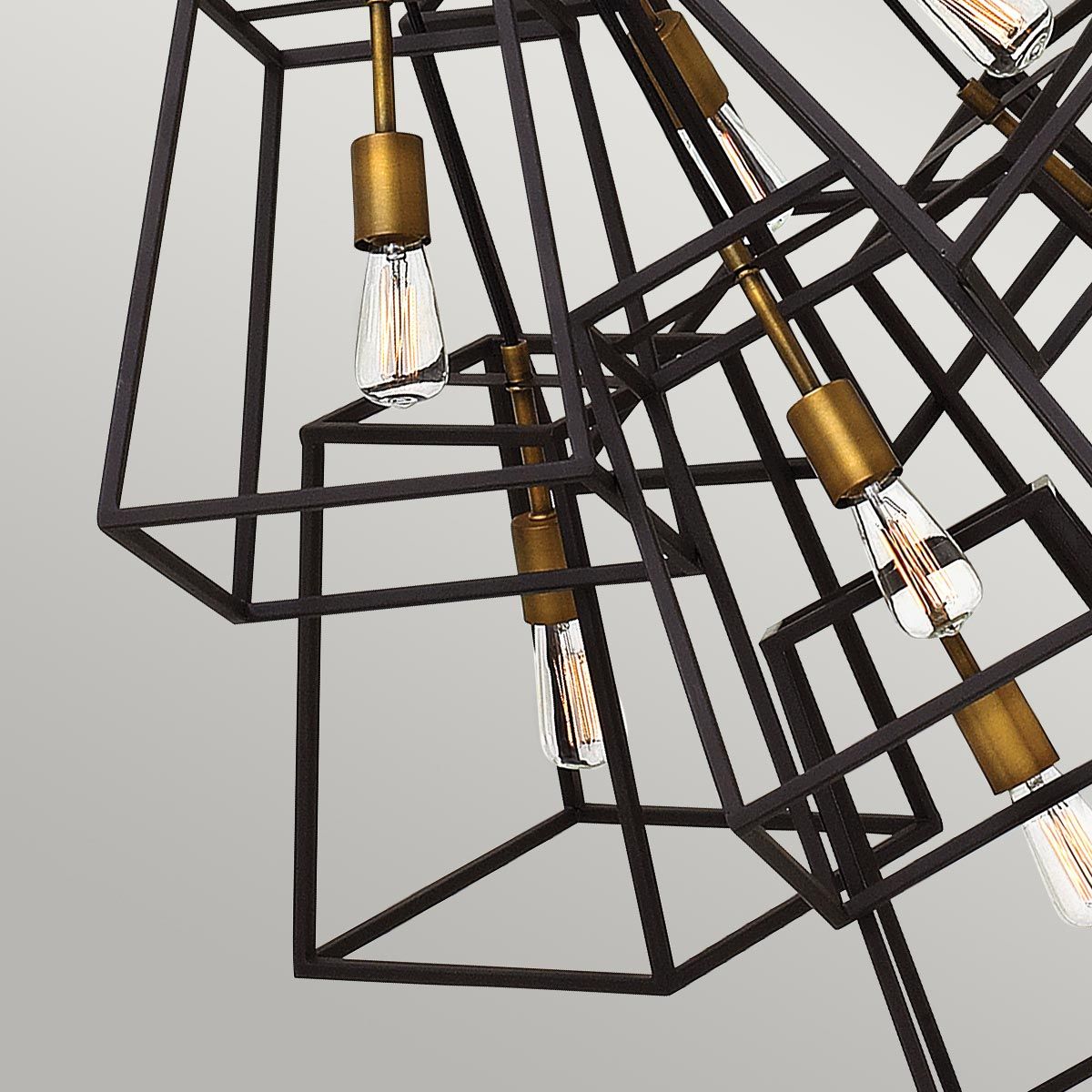 Fulton 7-flammiger Kronleuchter - Bronze und Messing - Elsteadlighting - leuchtengrosshandel24
