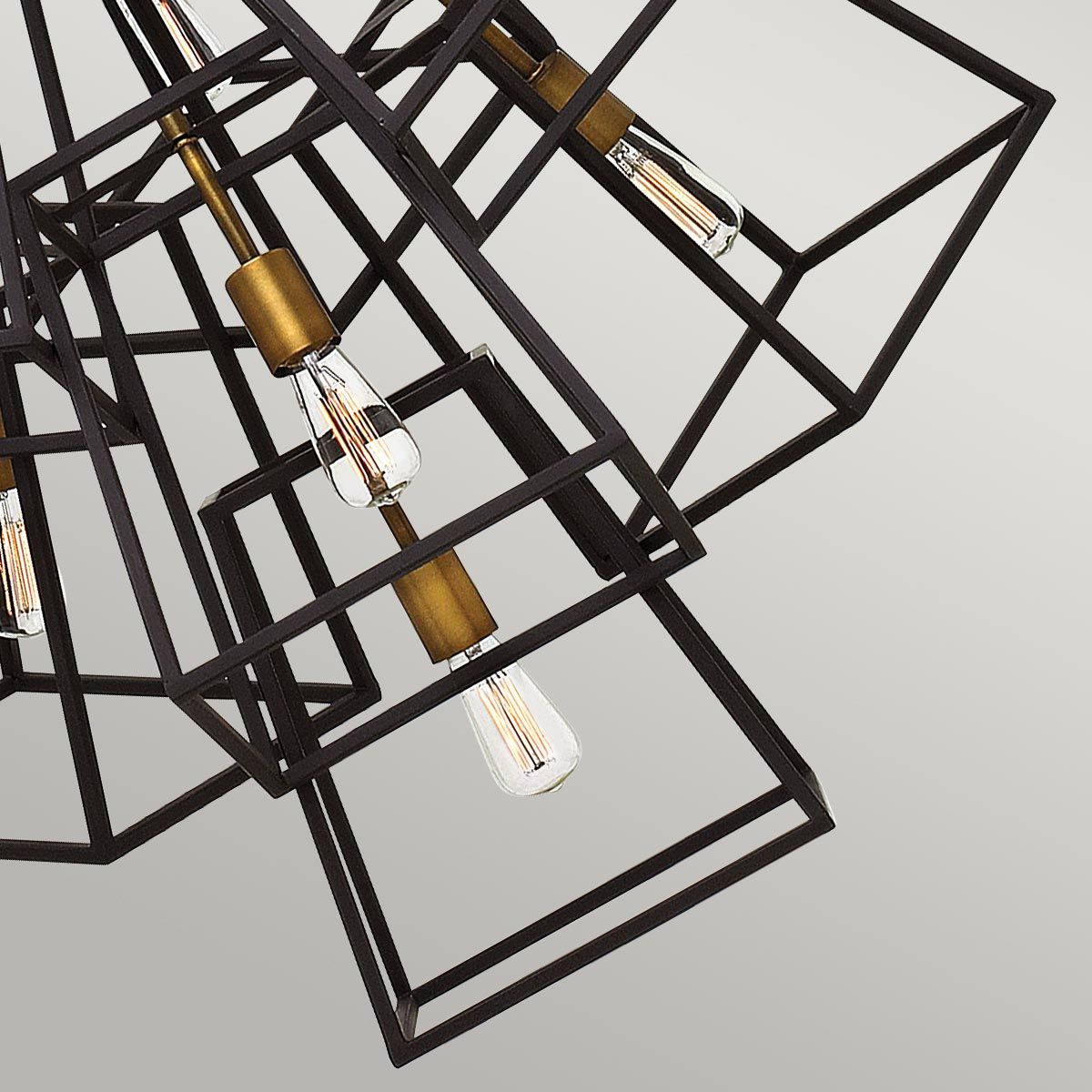 Fulton 7-flammiger Kronleuchter - Bronze und Messing - Elsteadlighting - leuchtengrosshandel24
