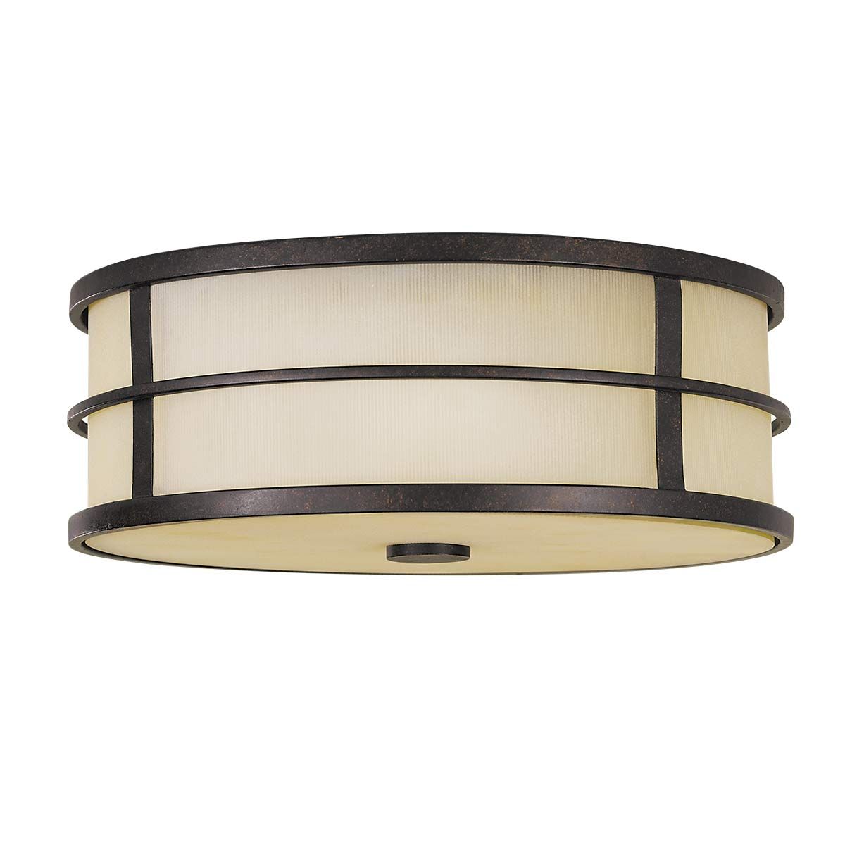 Fusion 3-flammige Deckenleuchte - Griechische Bronze - Elsteadlighting - leuchtengrosshandel24