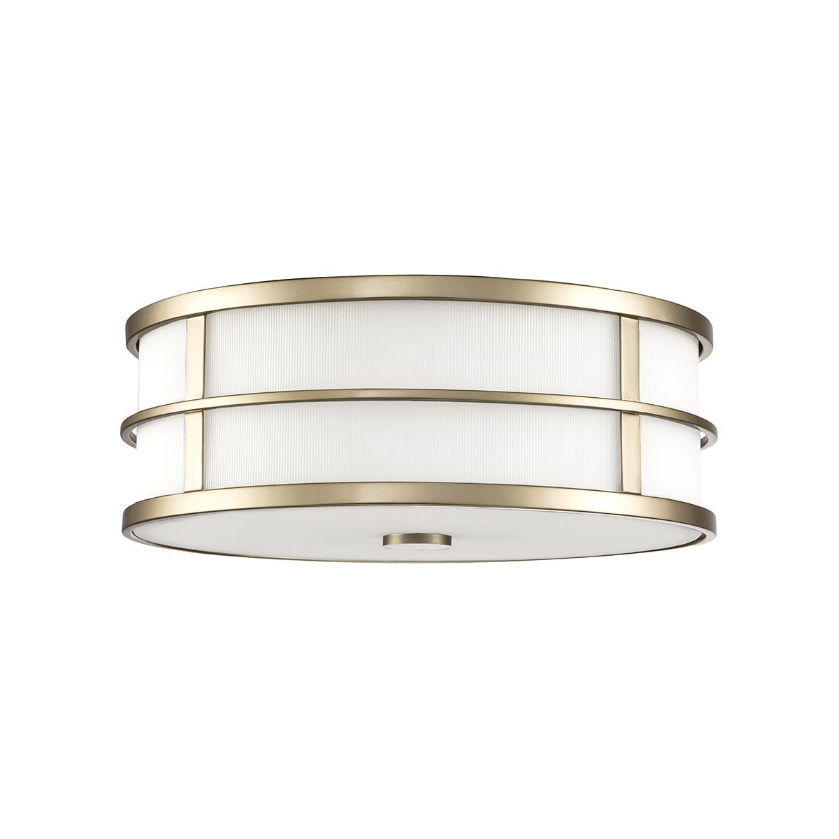 Fusion 3-flammige Deckenleuchte - Messing natur lackiert - Elsteadlighting - leuchtengrosshandel24