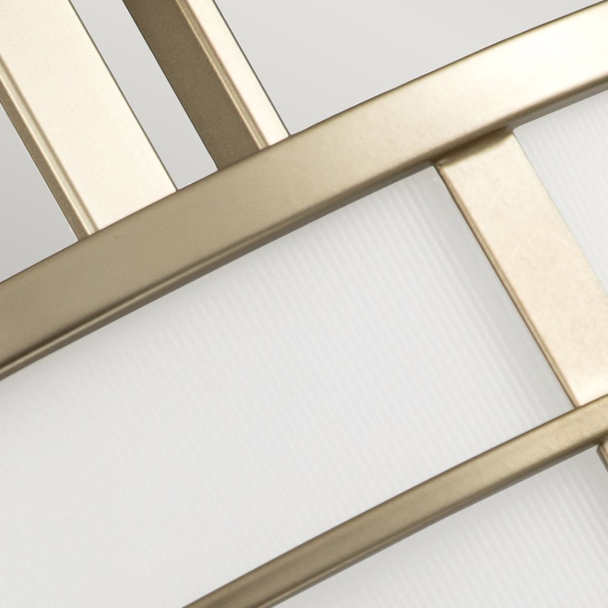 Fusion 3-flammige Halbdeckenleuchte, Messing natur lackiert - Elsteadlighting - leuchtengrosshandel24