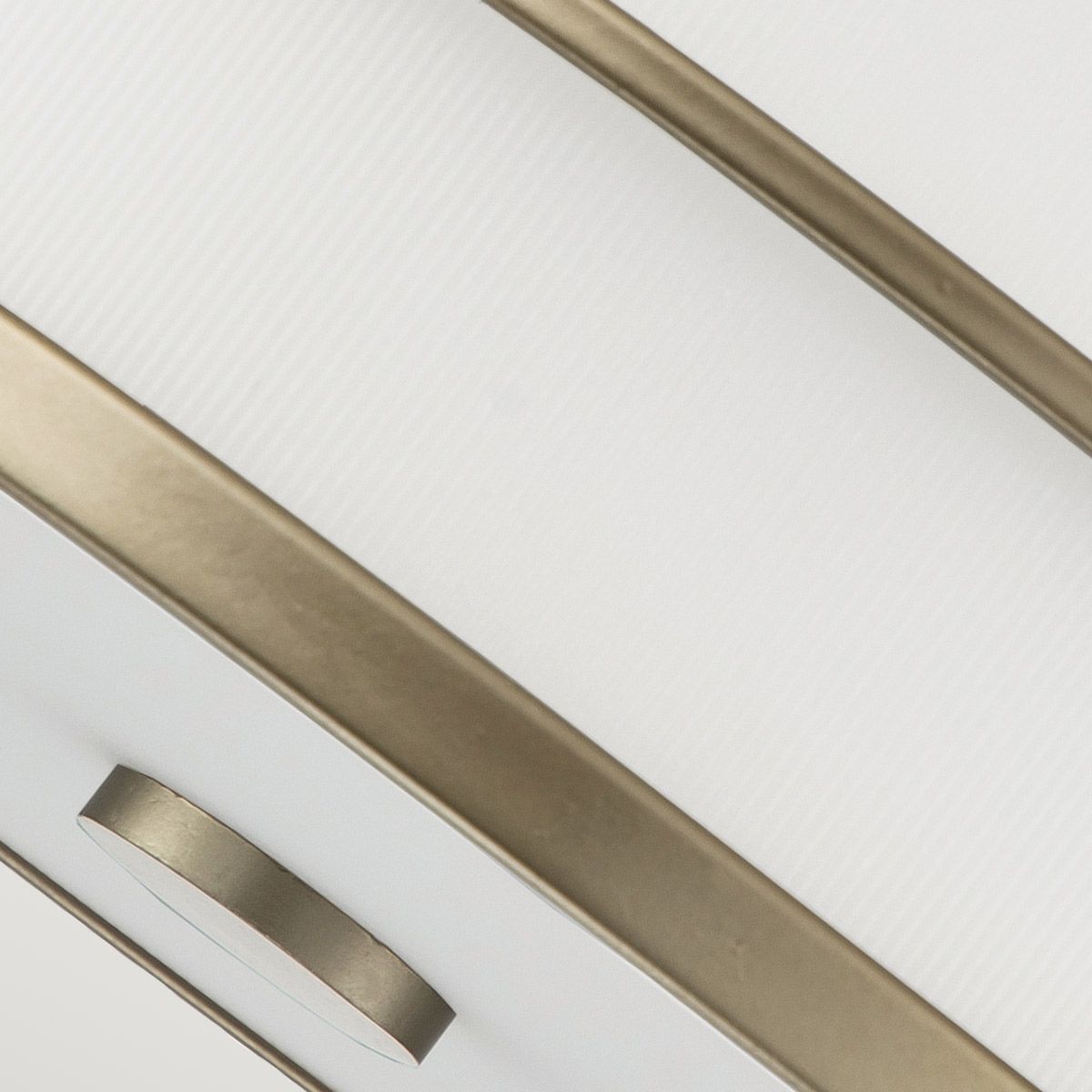 Fusion 3-flammige Halbdeckenleuchte, Messing natur lackiert - Elsteadlighting - leuchtengrosshandel24