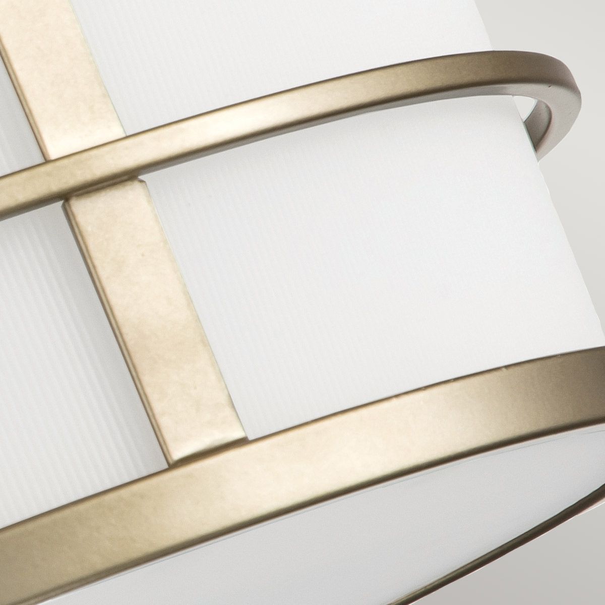 Fusion 3-flammige Halbdeckenleuchte, Messing natur lackiert - Elsteadlighting - leuchtengrosshandel24