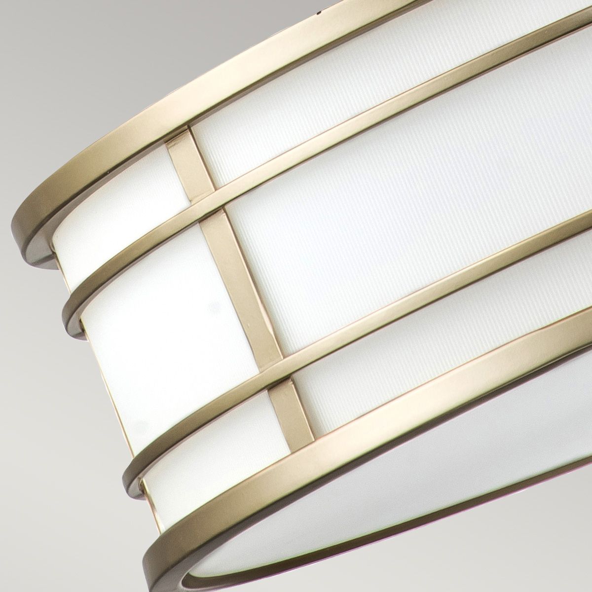 Fusion Pendelleuchte, 3-flammig, groß, Messing natur lackiert - Elsteadlighting - leuchtengrosshandel24