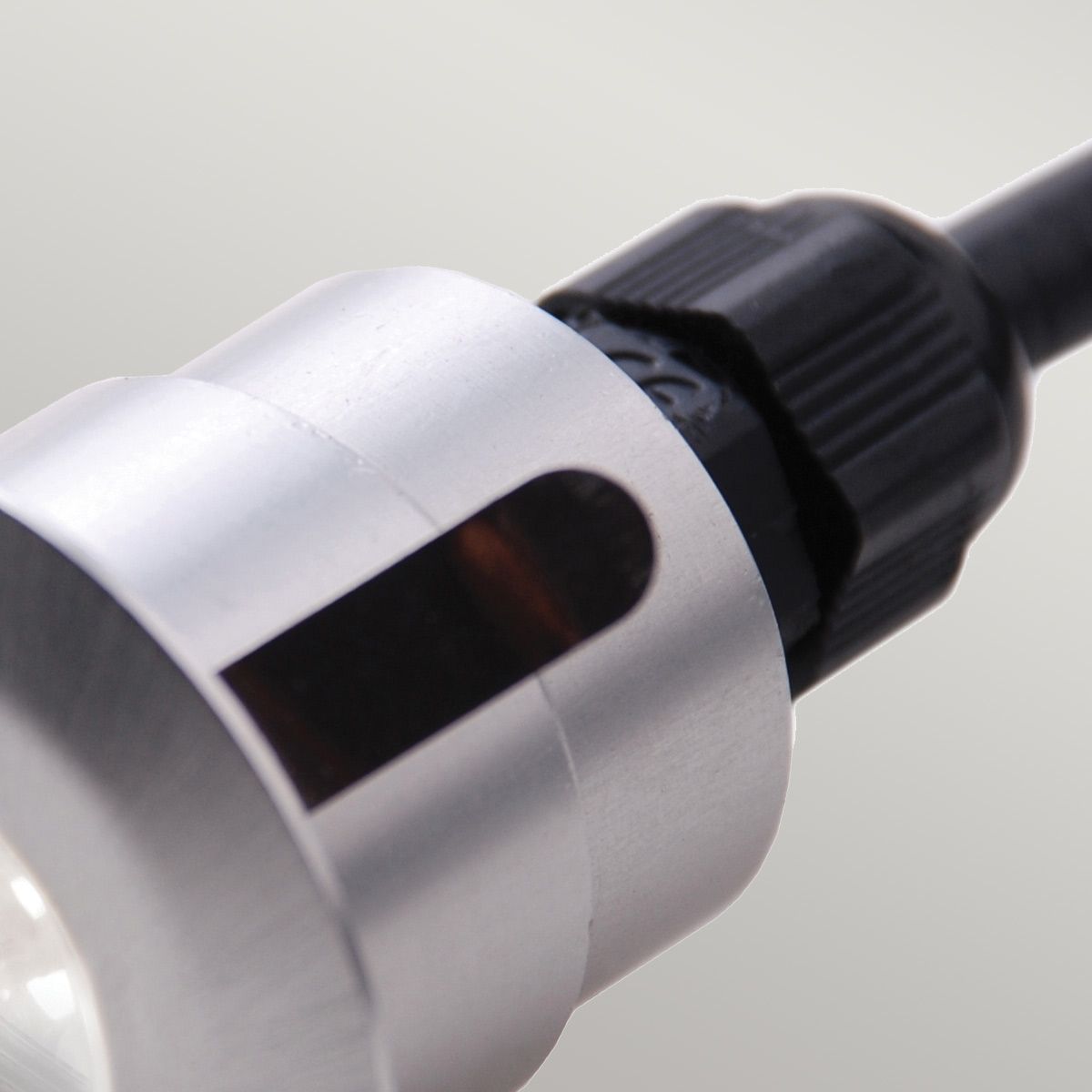 Fusion Plain Push In, Boden - /Deckleuchte - gebürstetes/bearbeitetes Aluminium - Elsteadlighting - GZ - FUSION11