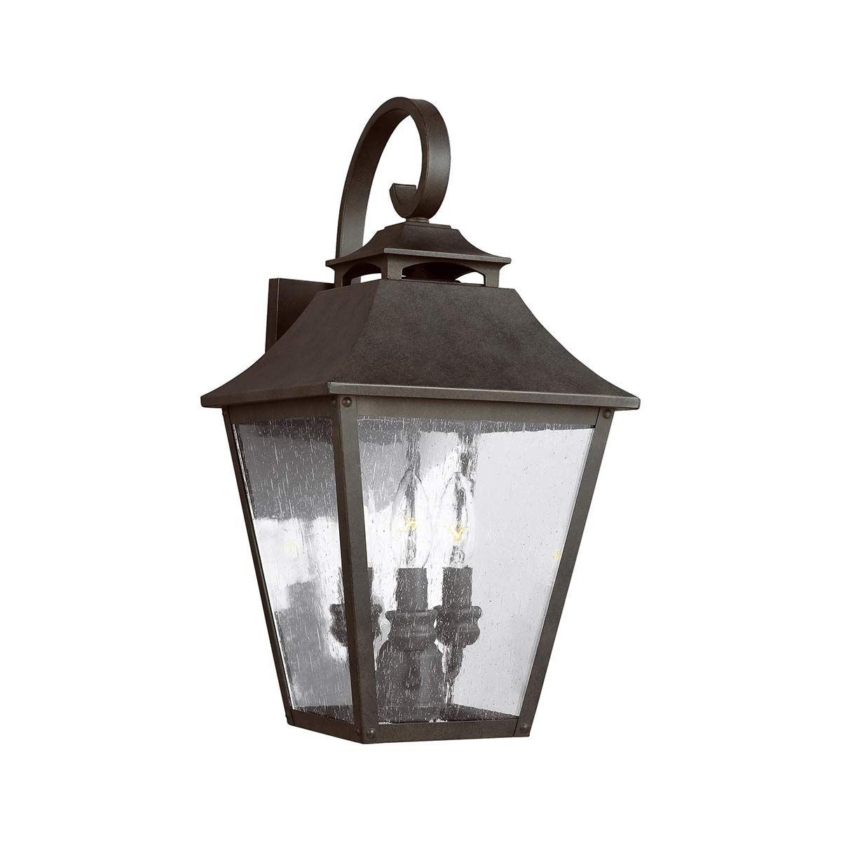 Galena 3 - flammige große Wandlaterne - Zobel - Elsteadlighting - FE - GALENA2 - L - SBL