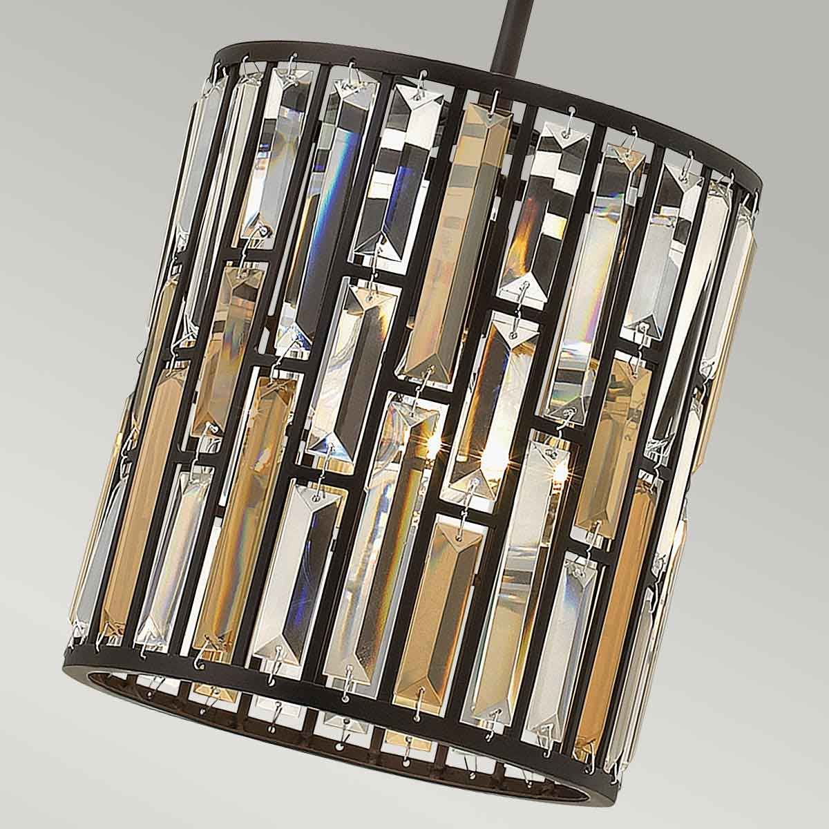 Gemma 1-flammige Mini-Pendelleuchte - Vintage Bronze - Elsteadlighting - leuchtengrosshandel24