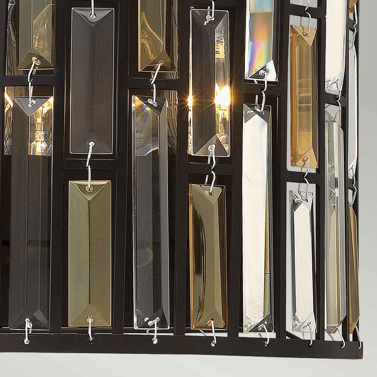 Gemma 2-flammige Wandleuchte - Vintage Bronze - Elsteadlighting - leuchtengrosshandel24