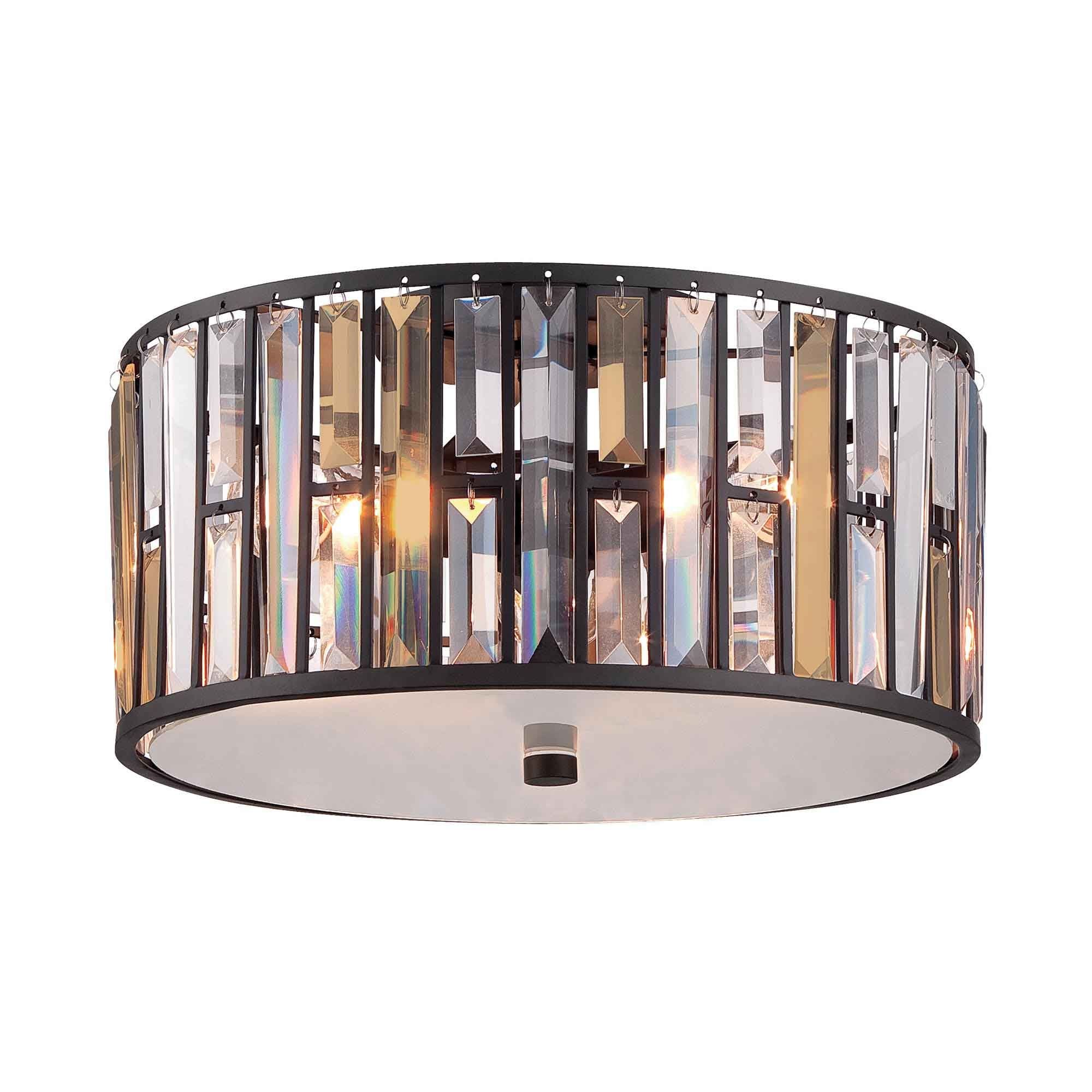Gemma 3-flammige Deckenleuchte - Vintage Bronze - Elsteadlighting - leuchtengrosshandel24