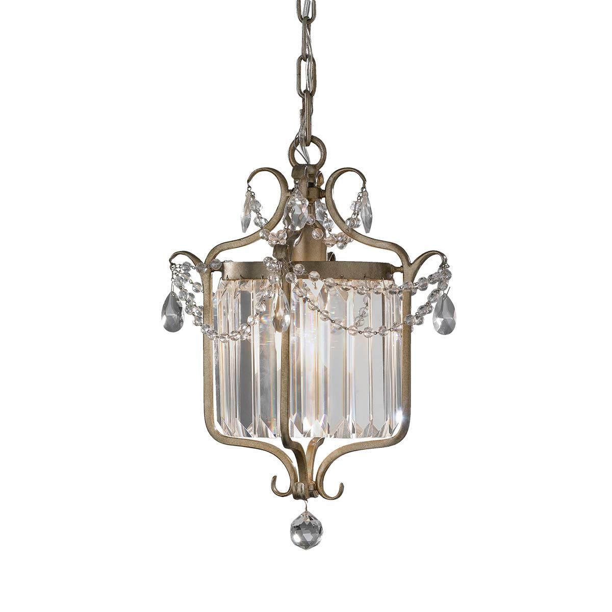 Gianna 1-flammige Pendelleuchte - Vergoldetes Silber - Elsteadlighting - leuchtengrosshandel24