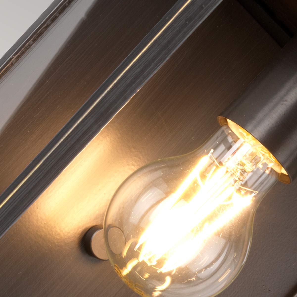 Glenview 1 - flammige mittelgroße Wandlaterne - Antikbronze - Elsteadlighting - FE - GLENVIEW - M