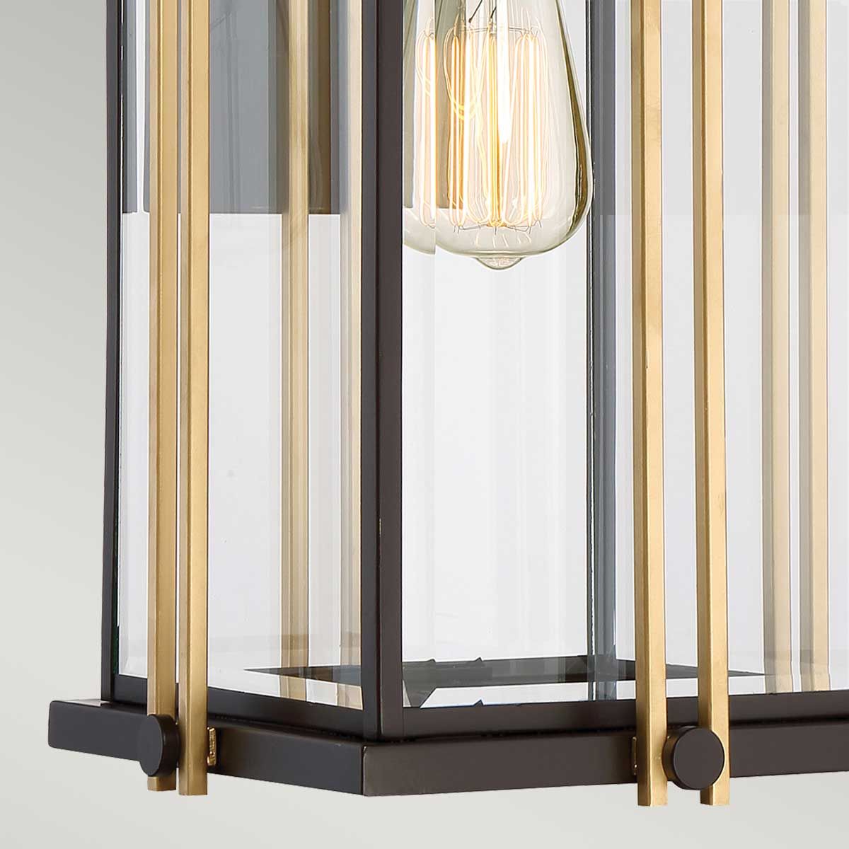 Goldenrod 1 - flammige große Wandlaterne - Western Bronze - Elsteadlighting - QZ - GOLDENROD2 - L