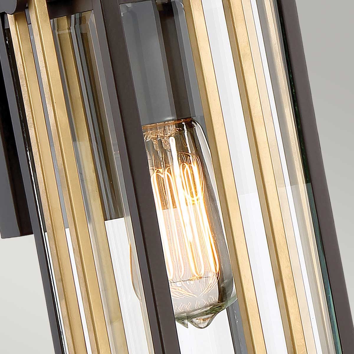Goldenrod 1 - flammige kleine Wandlaterne - Western Bronze - Elsteadlighting - QZ - GOLDENROD2 - S