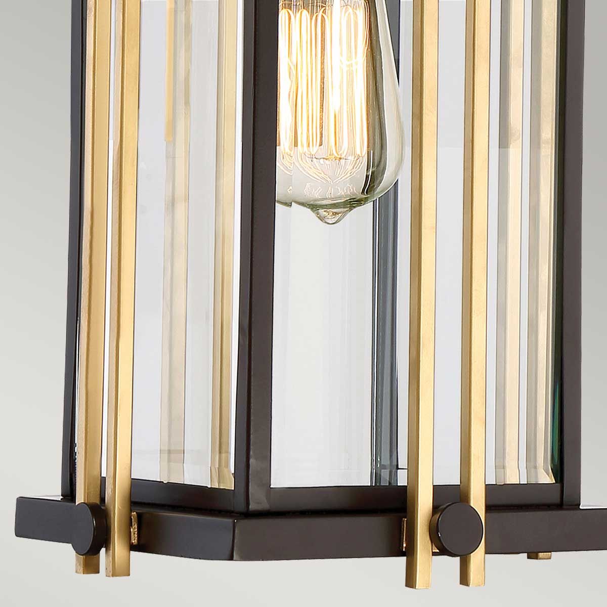 Goldenrod 1 - flammige mittelgroße Kettenlaterne - Western Bronze - Elsteadlighting - QZ - GOLDENROD8 - M