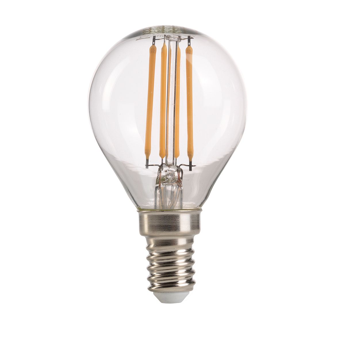 Golfball-LED-E14-Lampe - Klarglas - Elsteadlighting - leuchtengrosshandel24