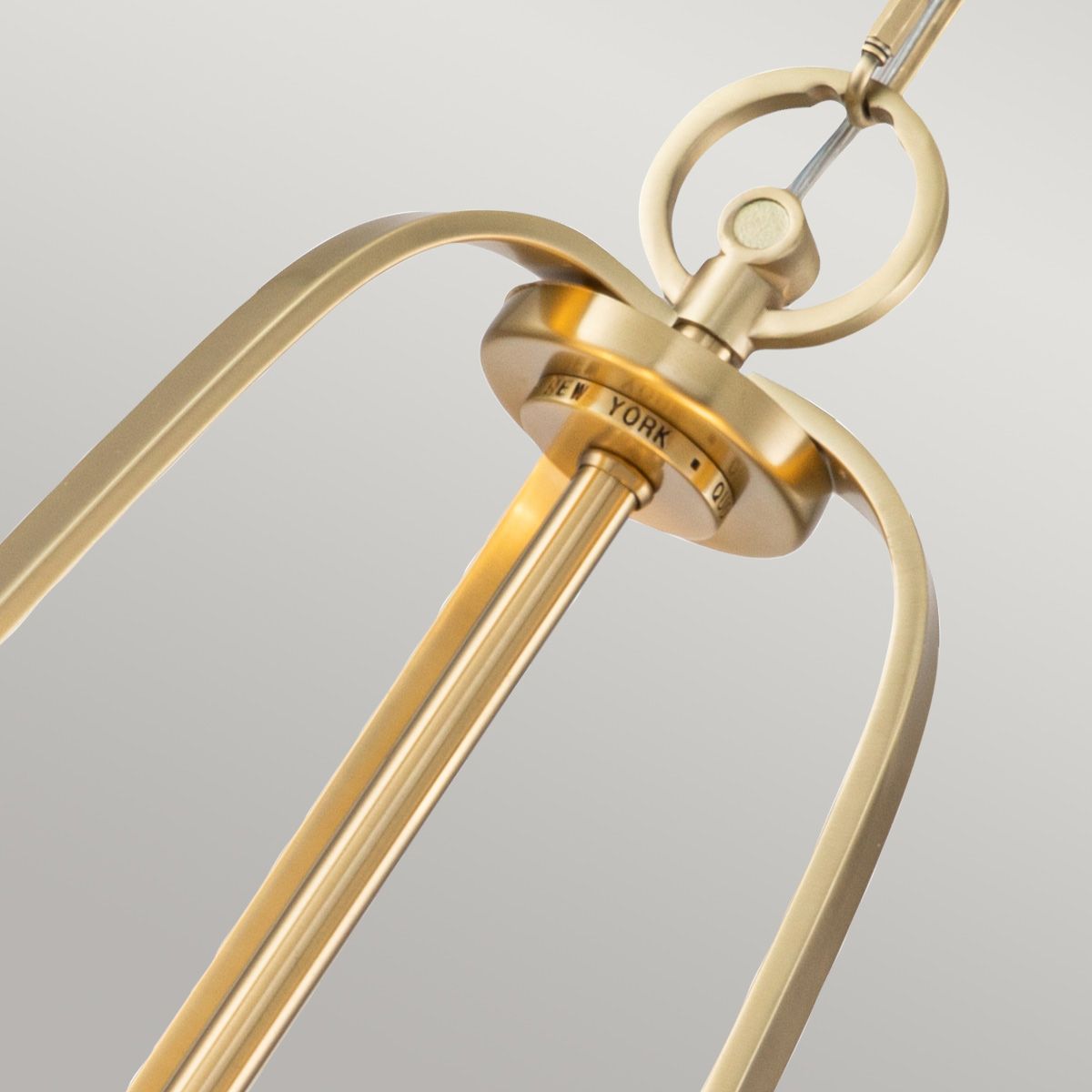 Gotham 4-flammige Pendelleuchte - Gebürstetes Messing - Elsteadlighting - leuchtengrosshandel24