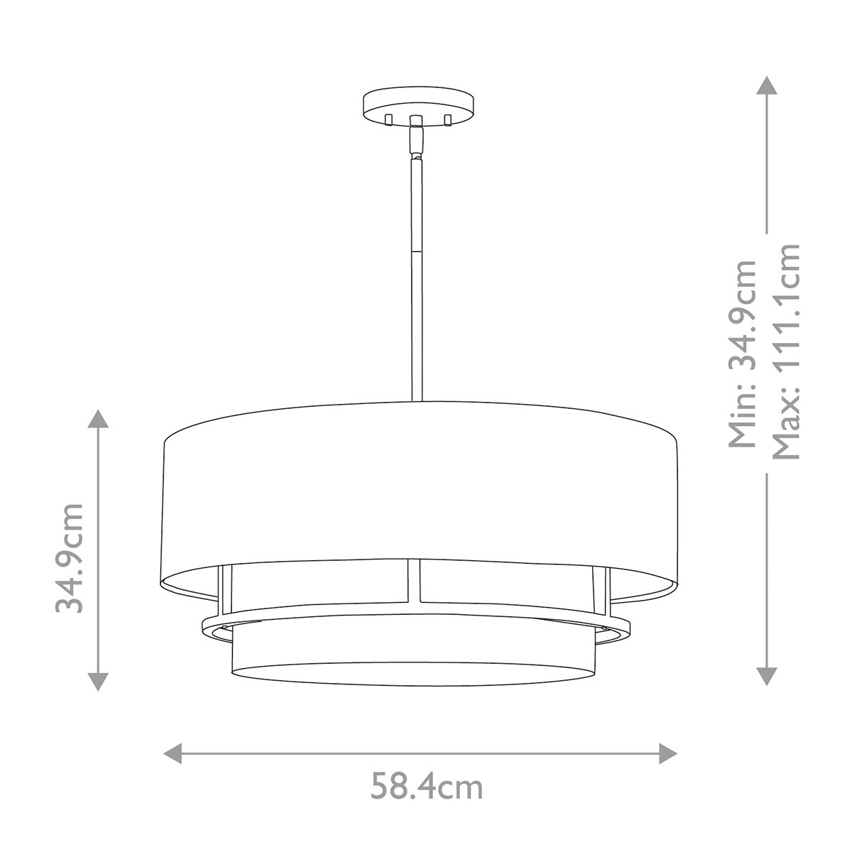 Graham 4-Licht-Duo-Halterung - Schwarz - Elsteadlighting - leuchtengrosshandel24