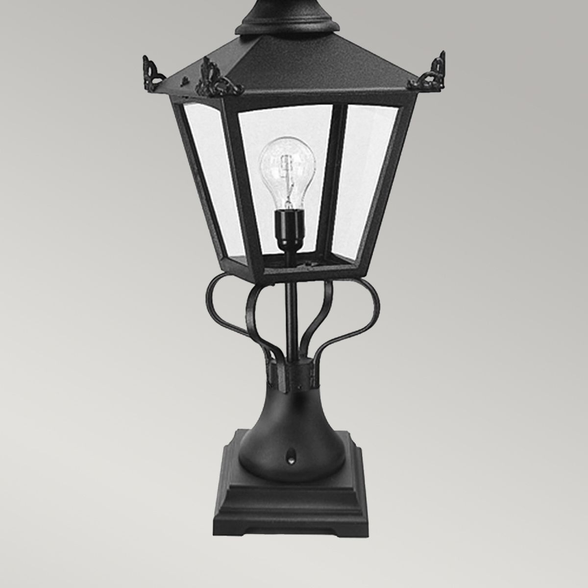 Grampian 1 - flammige Sockellaterne - Schwarz - Elsteadlighting - GN1 - BLACK