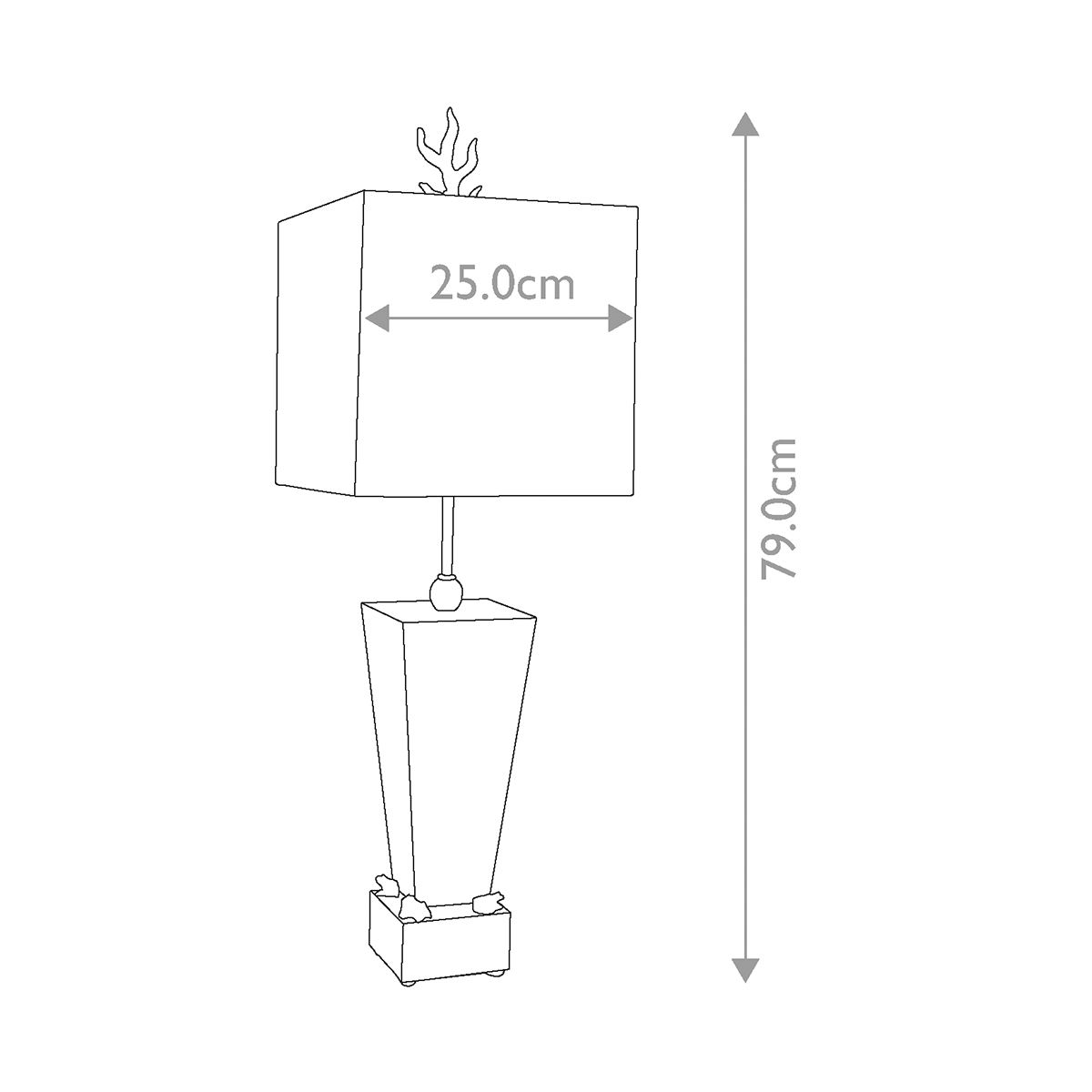 Grenouille 1-flammige Tischlampe - Umbra - Elsteadlighting - leuchtengrosshandel24