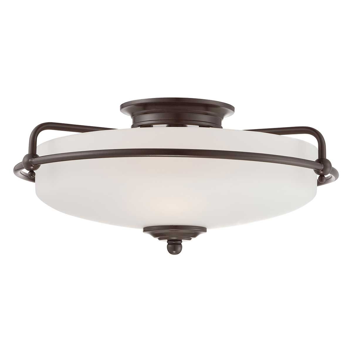 Griffin 3-flammige Deckenleuchte - Palladian Bronze - Elsteadlighting - leuchtengrosshandel24