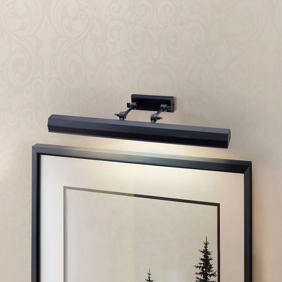 Große Bilderleuchte Chawton - Schwarz - Elsteadlighting - leuchtengrosshandel24