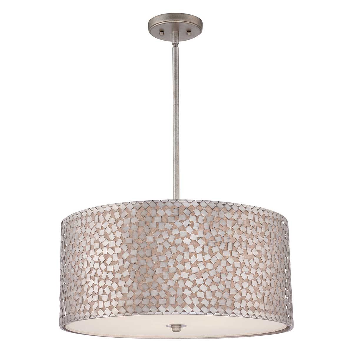 Große Pendelleuchte Confetti mit 4 Lichtern - Altsilber - Elsteadlighting - leuchtengrosshandel24