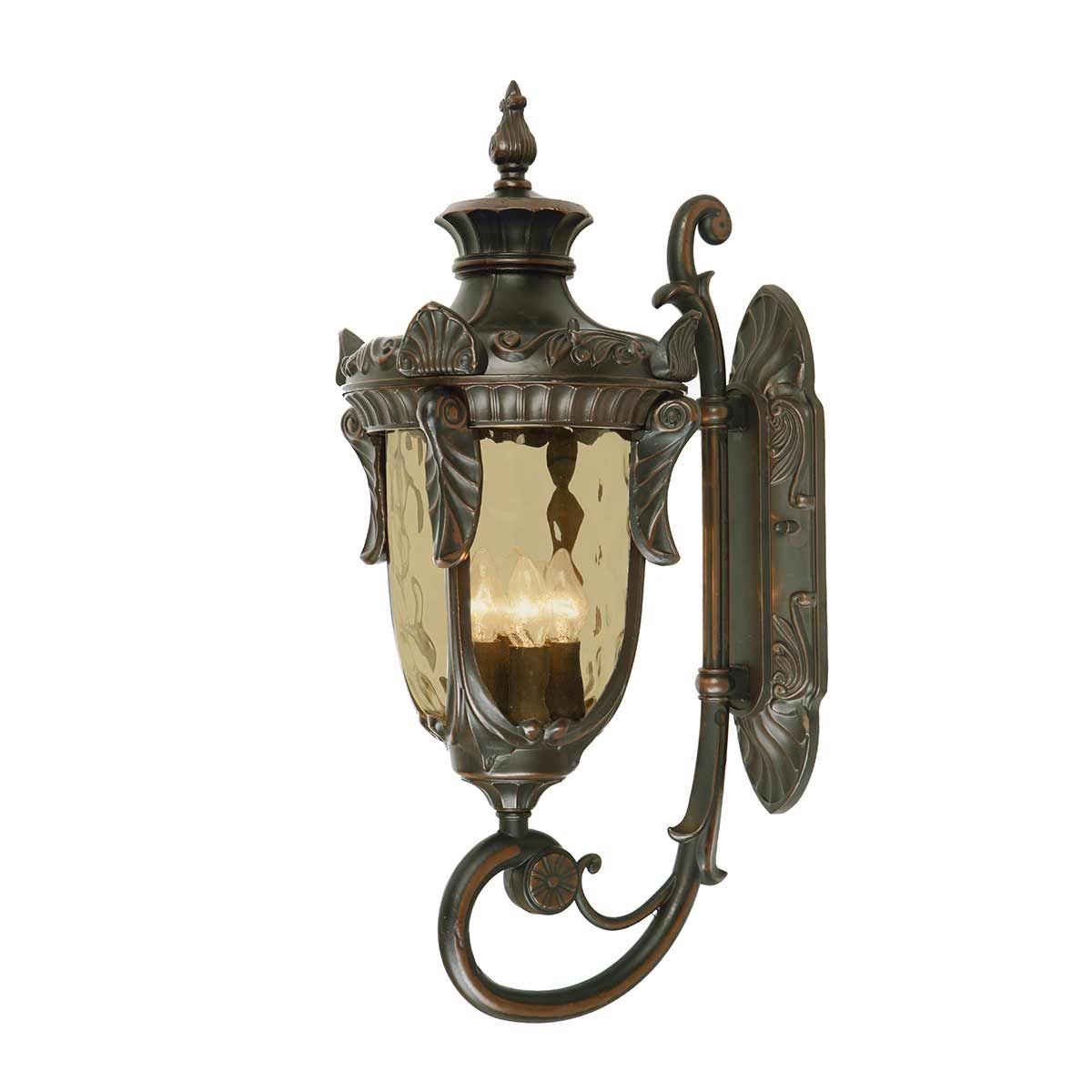 Große Wandlaterne Philadelphia mit 3 Lichtern, Altbronze - Elsteadlighting - PH1 - L - OB