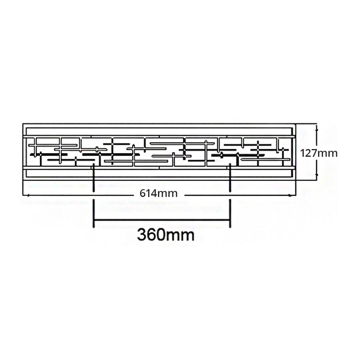 Große Wandleuchte Zolon - Chrom - Elsteadlighting - KL - ZOLON - L - BATH