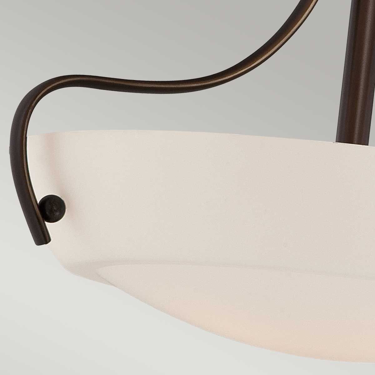 Halbbündige Lampe mit 3 Lichtern von Chantilly – Palladio-Bronze - Elsteadlighting - leuchtengrosshandel24