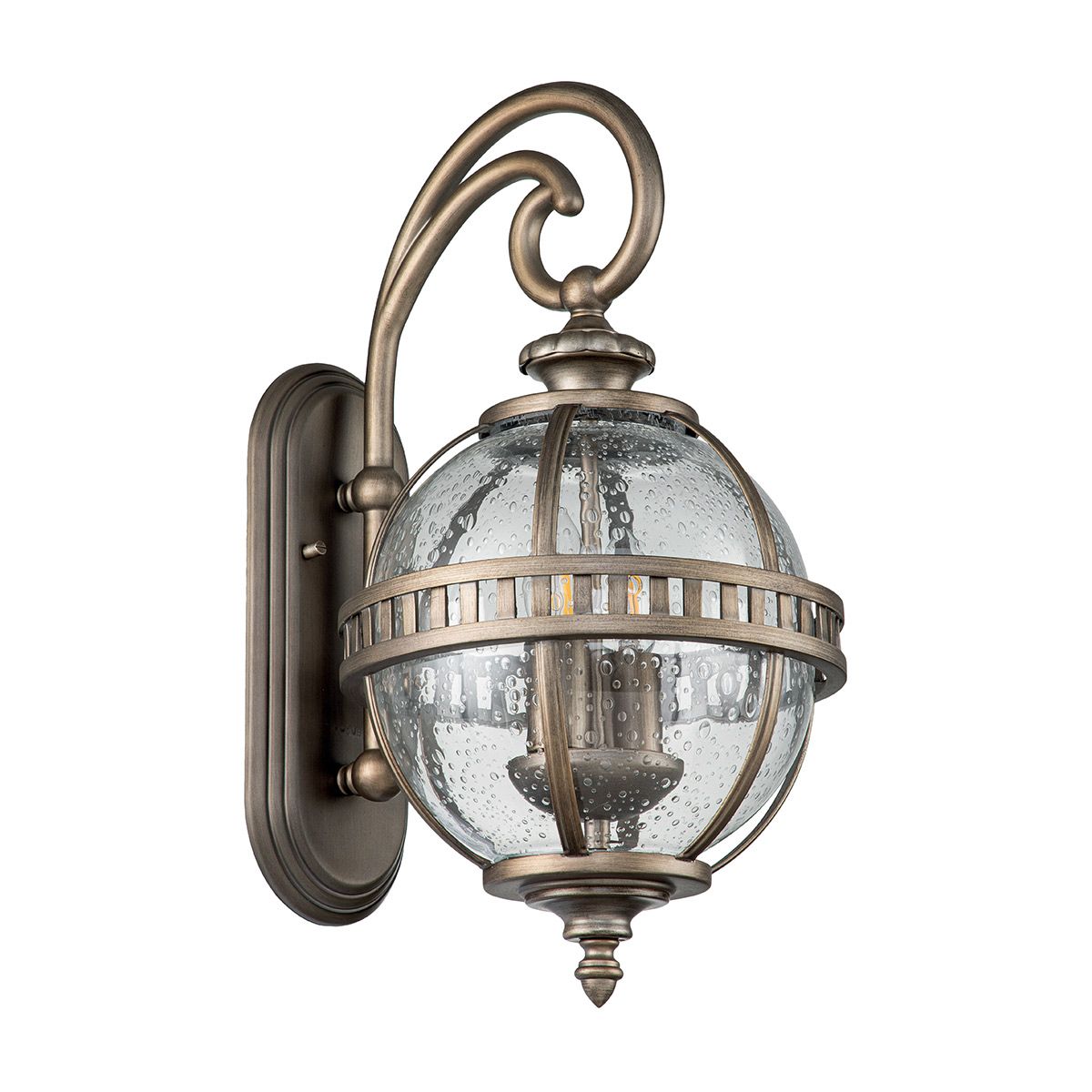 Halleron 2 - flammige Wandlaterne - Brünierte Bronze - Elsteadlighting - KL - HALLERON - 2S - BU